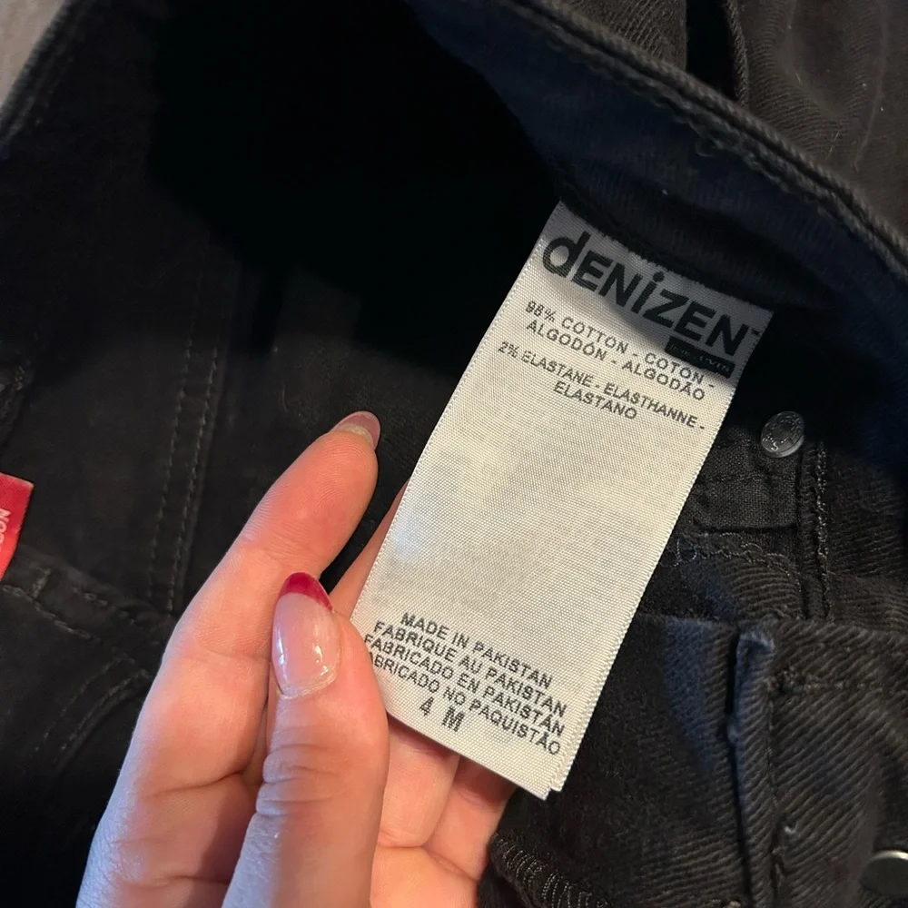 Levi's Classic Black Flare Jeans - Picture 2 of 4